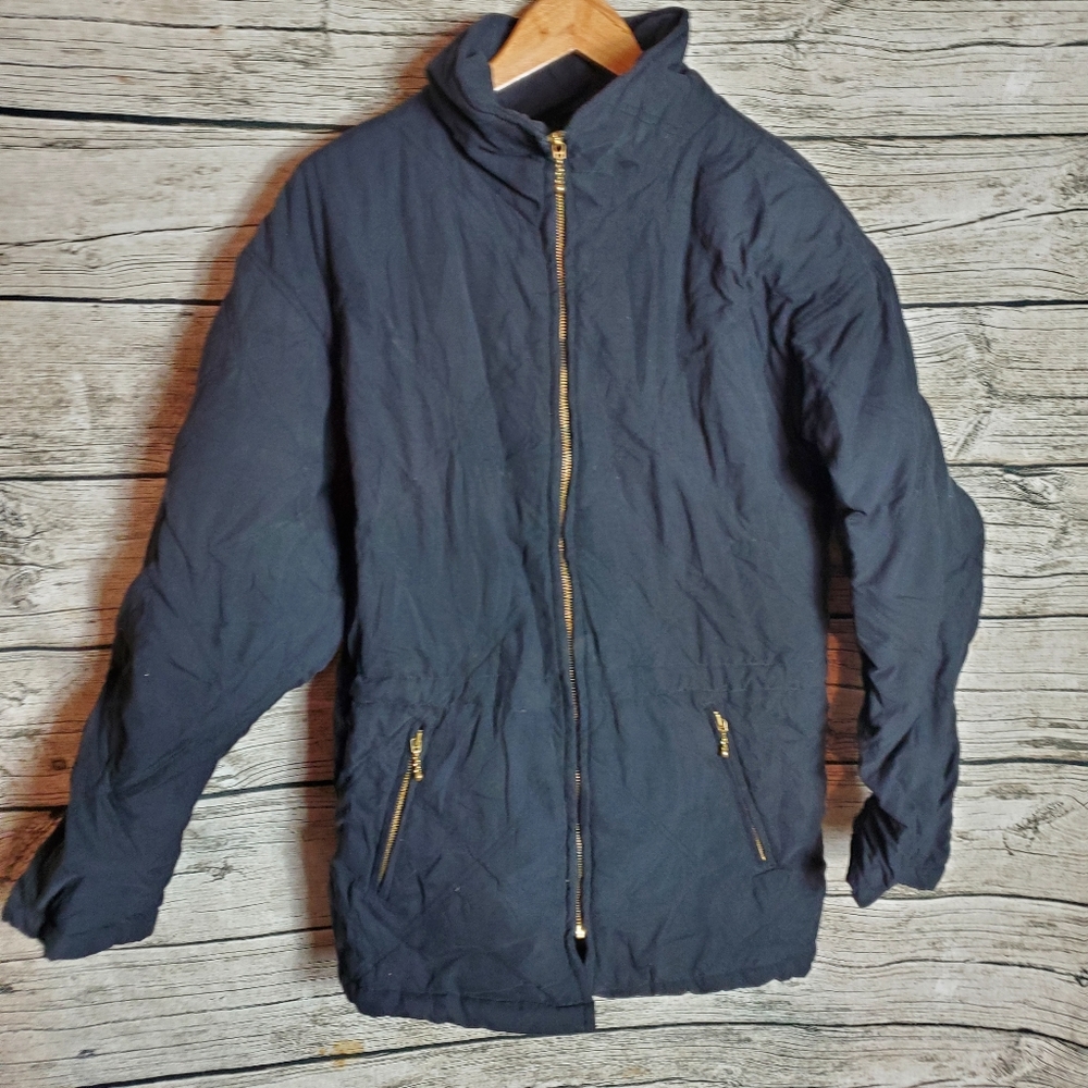 Larry Levine Black jacket size small.Pit to pit approx: 23 inches Right shoul